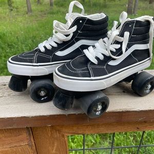 “vansrun” hightop skates